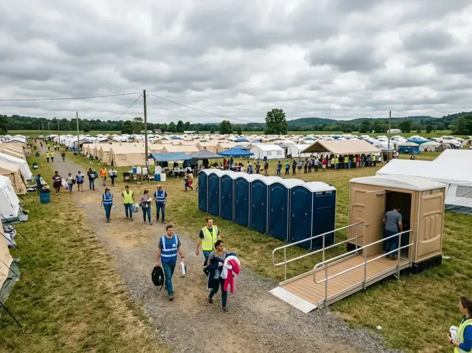 disaster-relief-camp-restrooms-010 — frequently asked questions, Dumpster & Portable Bathrooms Rental in Spring Mount, PA